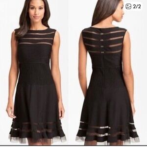 Tadashi Shoji Black Sleeveless Dress size XS